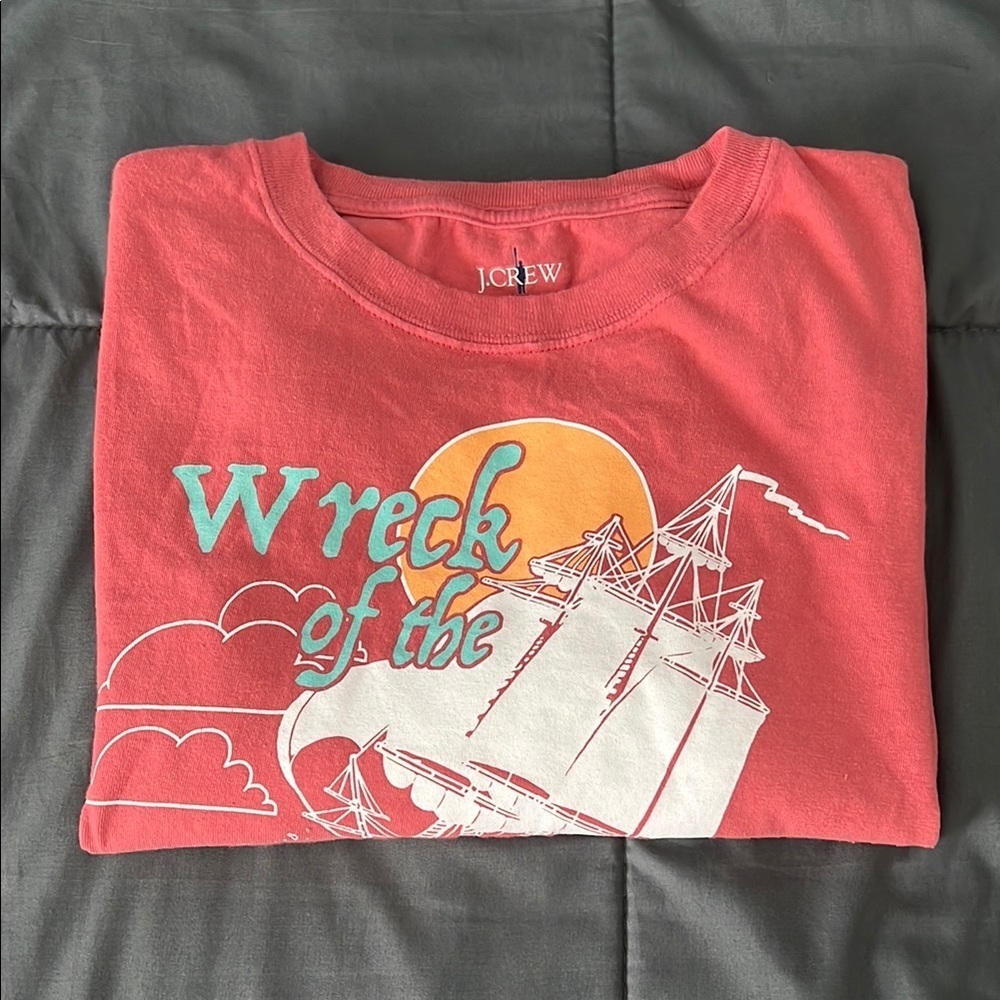 JCrew Graphic Short Sleeve TShirt Size Large